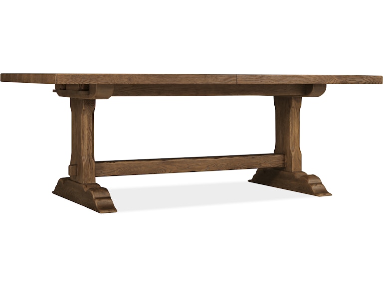 Hooker Furniture Casual Dining Driftwood Rectangle Dining Table with Two 20-inch Leaves