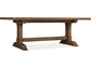 Hooker Furniture Casual Dining Driftwood Rectangle Dining Table with Two 20-inch Leaves