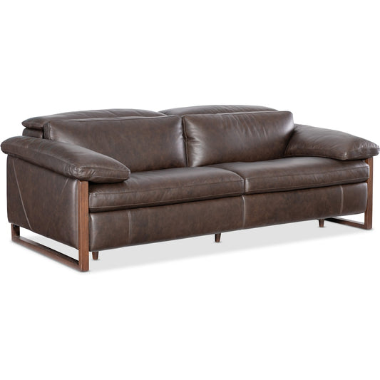 Hooker Furniture Living Room Jericho Power Sofa with Power Headrest