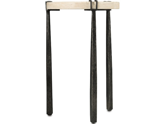 Hooker Furniture Living Room Driftwood Metal Spot Table