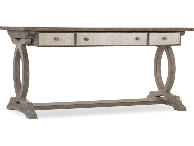 Hooker Furniture Home Office Rustic Glam Trestle Desk