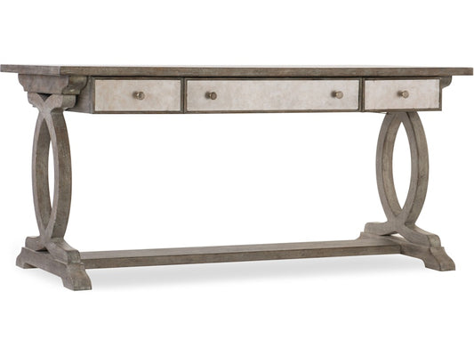 Hooker Furniture Home Office Rustic Glam Trestle Desk