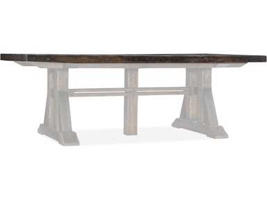 Hooker Furniture Trestle Dining Table w/2 21in leaves