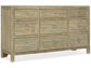 Hooker Furniture Bedroom Surfrider Nine-Drawer Dresser