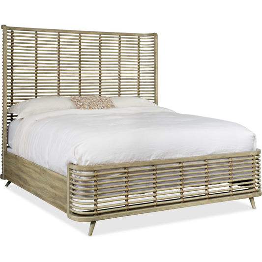 Hooker Furniture Bedroom Surfrider Queen Rattan Bed