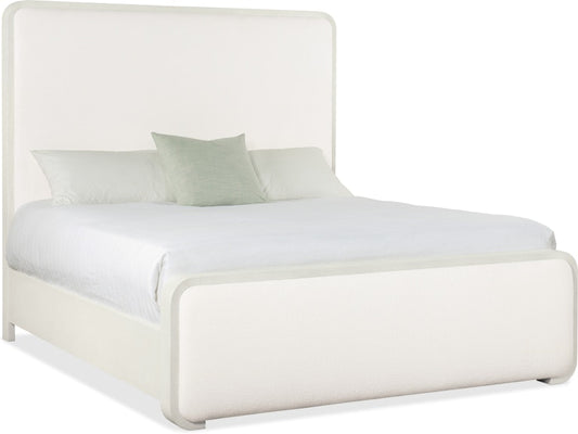 Hooker Furniture Bedroom Serenity Ashore Queen Upholstered Panel Bed
