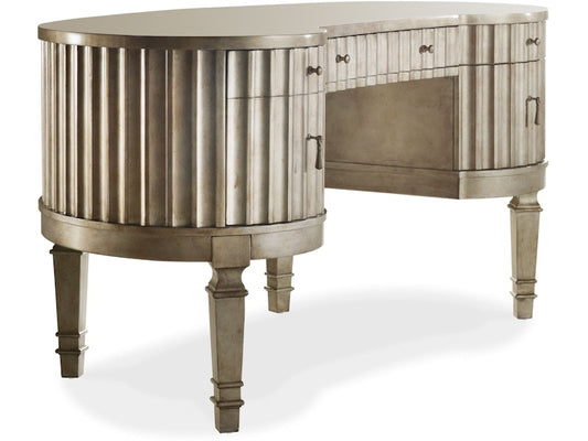 Hooker Furniture Home Office Melange Fluted Kidney Desk