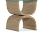 Hooker Furniture Living Room Melange Lenny Woven End Table