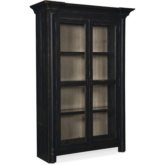 Hooker Furniture Casual Dining Ciao Bella Display Cabinet- Black