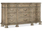 Hooker Furniture Bedroom Castella Twelve Drawer Dresser