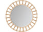 Hooker Furniture Bedroom Retreat Pole Rattan Accent Mirror