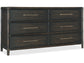 Hooker Furniture Bedroom Retreat Pole Rattan Dresser