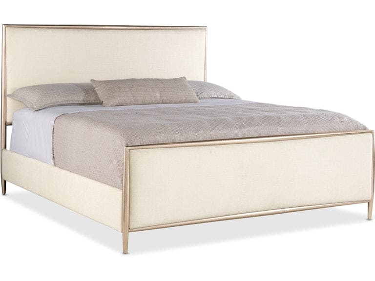 Hooker Furniture Bedroom Westwood King Upholstered Metal Bed