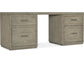 Hooker Furniture Home Office Linville Falls Desk - 72in Top-2 Small Files