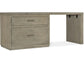 Hooker Furniture Home Office Linville Falls Desk - 72in Top-Lateral File and Leg