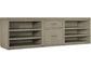 Hooker Furniture Home Office Linville Falls Credenza - 96in Top-Small File and 2 Opens