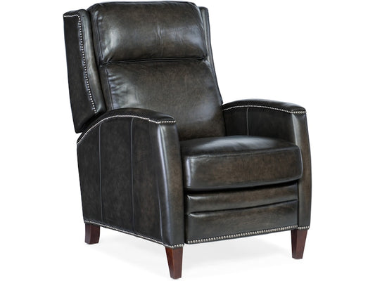 Hooker Furniture Living Room Declan Manual Push Back Recliner