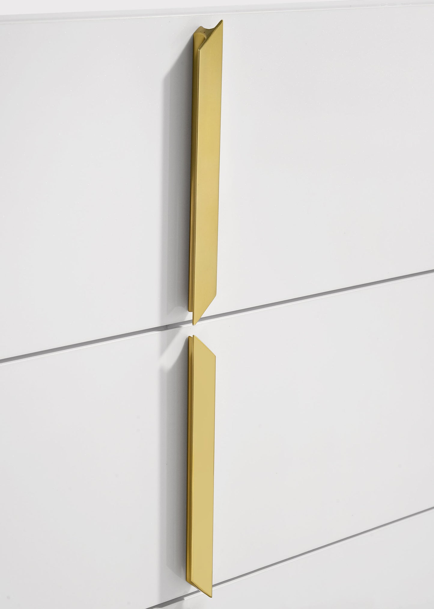 Ines 5-piece Eastern King Bedroom Set Grey and White High Gloss