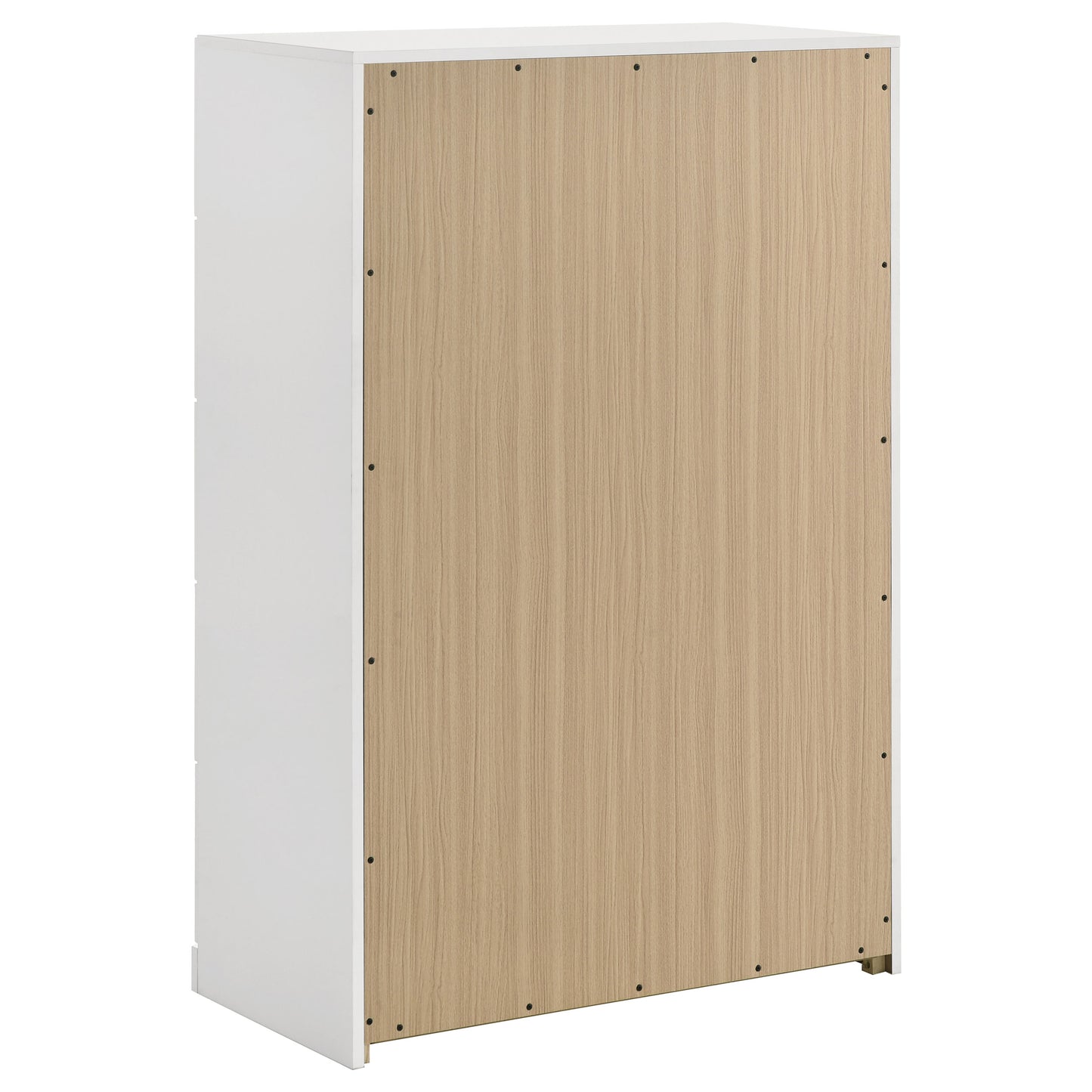 Ines 5-piece Eastern King Bedroom Set Navy and White High Gloss