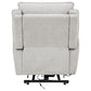 Sylmar Chenille Upholstered Dual Power Lift Recliner Dove Grey