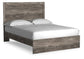 Ralinksi Queen Panel Bed with Mirrored Dresser and Chest