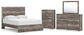 Ralinksi Queen Panel Bed with Mirrored Dresser and Chest