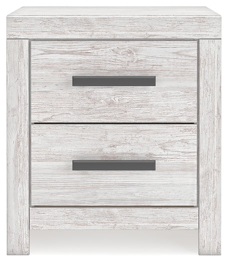 Cayboni Queen Panel Bed with Mirrored Dresser, Chest and Nightstand