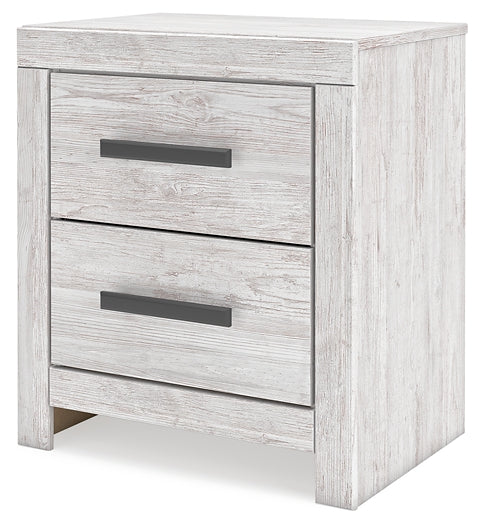 Cayboni Queen Panel Bed with Mirrored Dresser, Chest and Nightstand