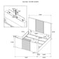 Tara 61-inch Upholstered Eastern King Panel TV Bed Grey