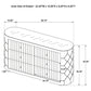 Sonya 6-drawer Upholstered Bedroom Dresser Ivory