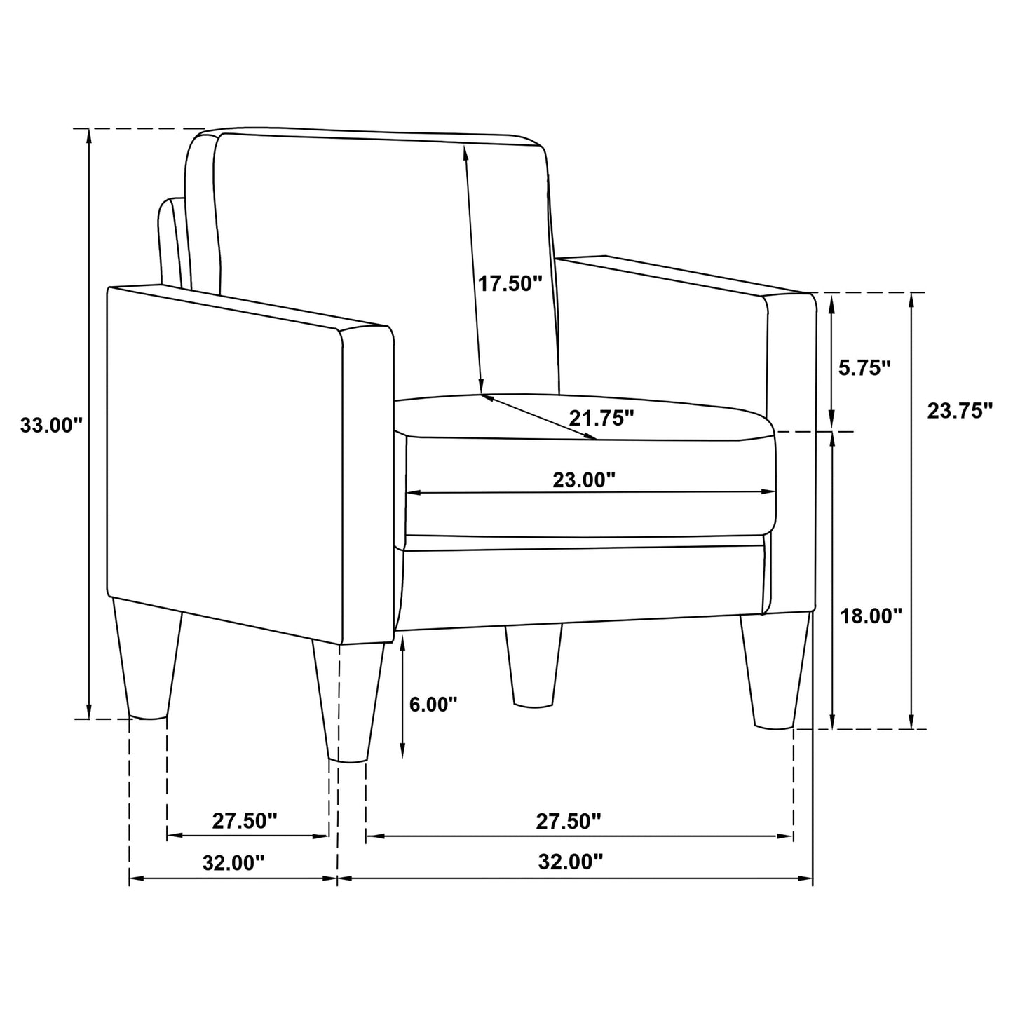 Ruth 3-piece Fabric Upholstered Track Arm Sofa Rust Red