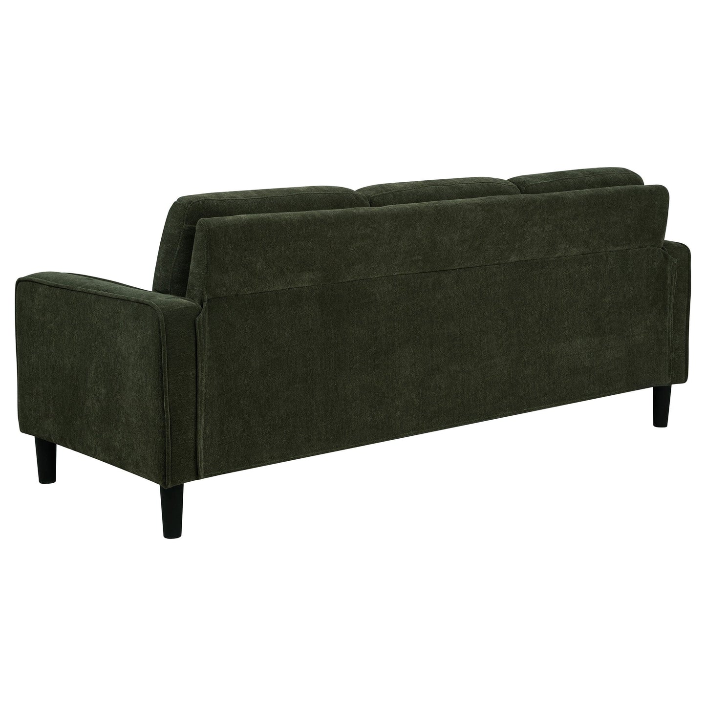 Ruth 3-piece Fabric Upholstered Track Arm Sofa Matcha Green