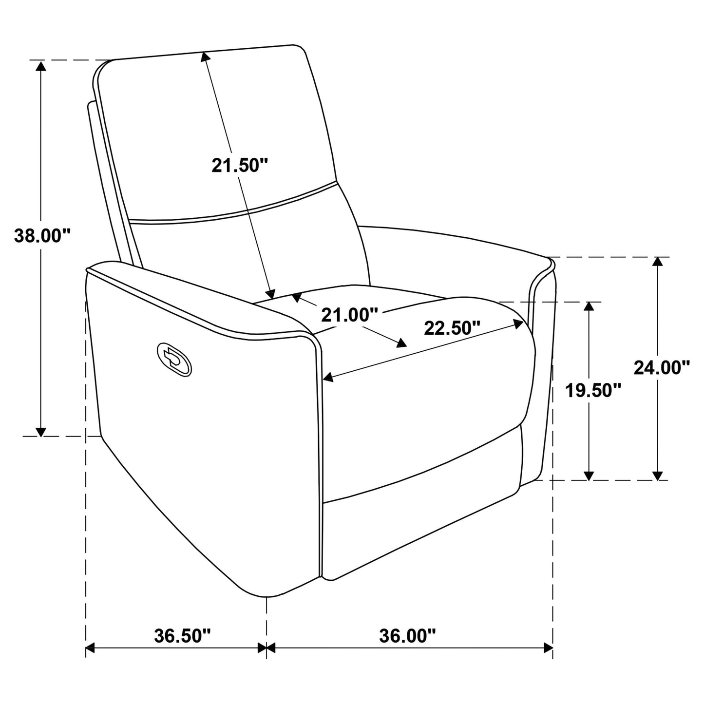 Navarro 3-piece Upholstered Reclining Sofa Set Dark Brown