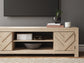 Cayboni LG TV Stand w/Fireplace Option