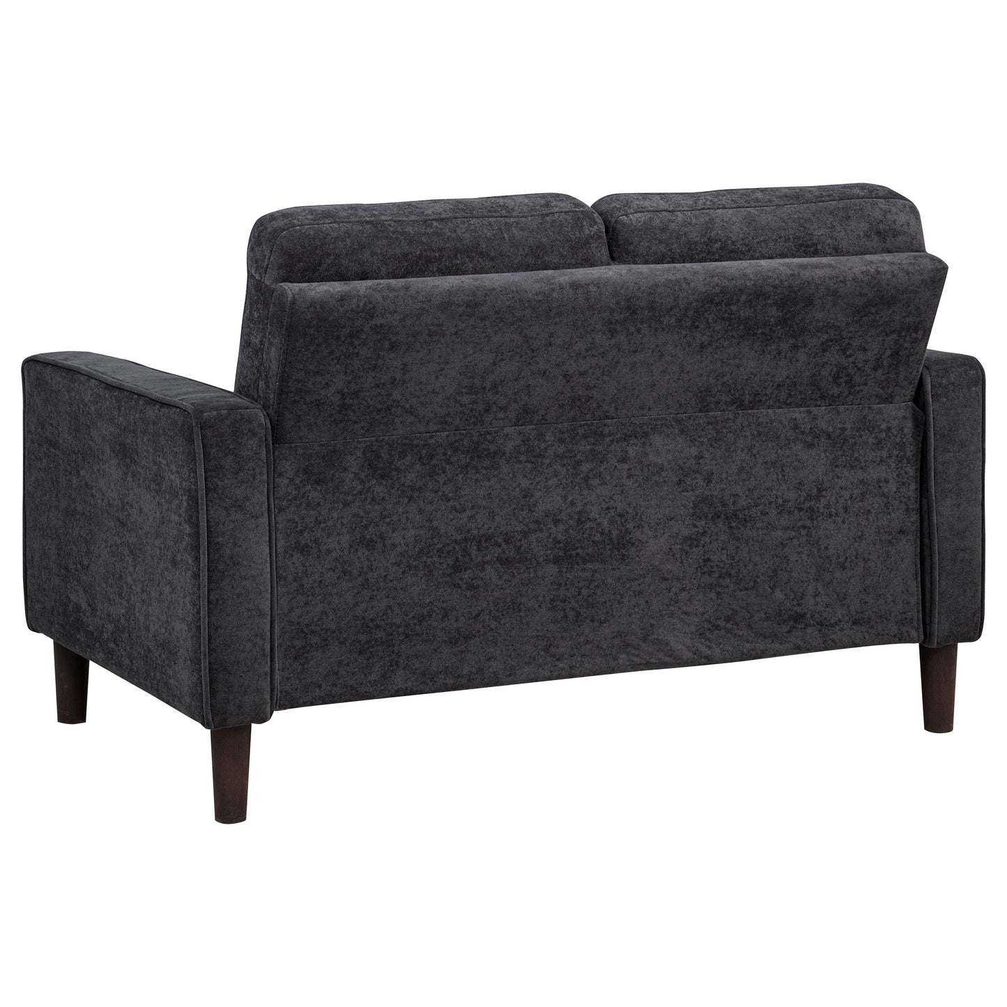 Bowen II 2-piece Upholstered Track Arm Sofa Set Steel Grey