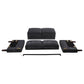 Bowen II 2-piece Upholstered Track Arm Sofa Set Steel Grey