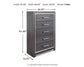 Lodanna Queen Panel Bed with 2 Storage Drawers with Mirrored Dresser and Chest