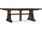 Hooker Furniture Casual Dining Roslyn County Trestle Dining Table w/2 21in leaves