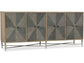 Hooker Furniture Living Room Melange Zola Four-Door Credenza
