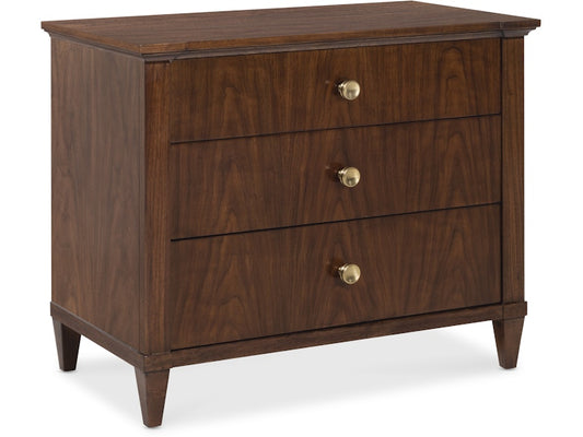 Hooker Furniture Bedroom Archives Three-Drawer Nightstand