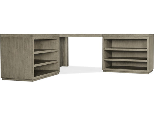 Hooker Furniture Home Office Linville Falls Corner Combo-2-36in Tops-2 Open