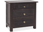 Hooker Furniture Bedroom Driftwood Three-Drawer Nightstand