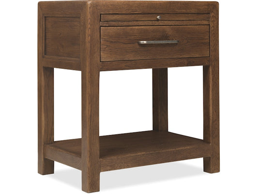 Hooker Furniture Bedroom Driftwood One-Drawer Nightstand
