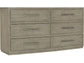 Hooker Furniture Bedroom Linville Falls Chimney Gap Six Drawer Dresser