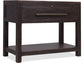 Hooker Furniture Bedroom Driftwood One-Drawer Nightstand with Stone