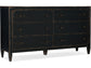 Hooker Furniture Bedroom Ciao Bella Six-Drawer Dresser- Black