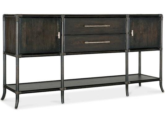 Hooker Furniture Casual Dining Retreat Pole Rattan Sideboard