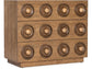 Hooker Furniture Living Room Commerce and Market Knobby 3-Drawer Accent Chest