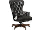 Hooker Furniture Home Office Katherine Executive Swivel Tilt Chair w/ Black & White HOH