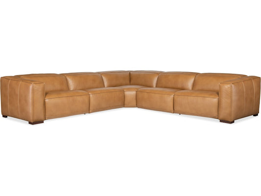 Hooker Furniture Living Room Fresco 5 Seat Sectional 4-PWR
